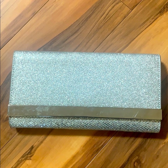 Aldo Handbags - Aldo Silver Evening Clutch